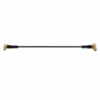 Kabel Pigtail Koaksial RF MCX Male Sudut Kanan ke IPEX RF1.13 Generasi Pertama Micro Coax 10cm untuk Modul WiFi PCB