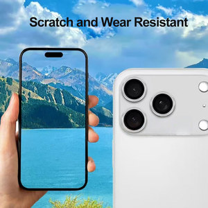 Laudtec in vetro temperato in metallo, protezione per obiettivo per <span class=keywords><strong>iPhone</strong></span> 17, Cover per <span class=keywords><strong>schermo</strong></span> antigraffio - Product Image 2