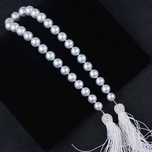 Collier de perles naturelles de mer du sud AAA, brins de 12-15mm, perles blanches, vente en gros - Product Image 4