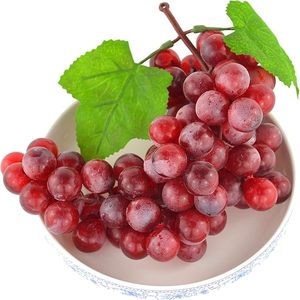 <span class=keywords><strong>Grappe</strong></span> <span class=keywords><strong>de</strong></span> raisins artificiels GM en caoutchouc givré Paquets <span class=keywords><strong>de</strong></span> raisins décoratifs pour mariage vintage Faveur Fruit Wine Decor - Product Image 2