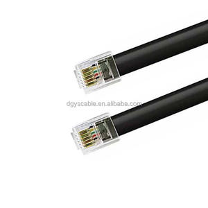 6P2C2-core Línea telefónica <span class=keywords><strong>de</strong></span> <span class=keywords><strong>4</strong></span> núcleos 1-20 m RJ11 Flat 6P4C <span class=keywords><strong>Cable</strong></span> <span class=keywords><strong>de</strong></span> conexión telefónica fija - Product Image 2