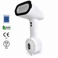 Setrika Uap Genggam Portable 6000Pa 22.5g/mnt Uap, untuk Asrama dan Mobil, Anti-Scald Tank, Bersertifikasi ROHS