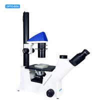 Microscopio Biológico Invertido Trinocular OPTO-EDU A14.2604 BF PH Semi-APO Seidentopf con LED para Cultivo Celular e Investigación de FIV