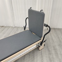 Appareil d'exercice d'étirement Reformer commercial, lit de Pilates en bois avec trapèze