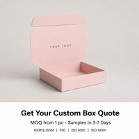 Boîte cadeau rigide personnalisée pour produits de soin de la peau, cosmétiques, parfums, beauté, avec couvercle rabattable arrondi, rose, fabricant en gros de qualité supérieure