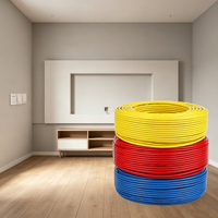 Cable Eléctrico de Cobre BV de Varios Tamaños, Cable de un Solo Conductor con Aislamiento de PVC para Cableado de Construcción Residencial