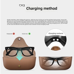 Nuovissimi <span class=keywords><strong>Occhiali</strong></span> Intelligenti MT5 Ultra con Fotocamera da 8 Megapixel, Registrazione Audio e Video, Funzionalità Interattive AI per Q&A, in Metallo - Product Image 4