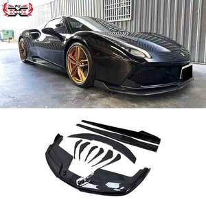 <span class=keywords><strong>Prix</strong></span> de gros, jupes latérales en fibre de carbone sèche de style V, diffuseur arrière, spoiler, pièces de carrosserie, kit carrosserie pour <span class=keywords><strong>Ferrari</strong></span> 488 GTB Sports - Product Image 1