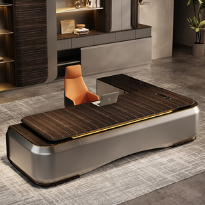 Mobili per Ufficio Modulari di Design Moderno <span class=keywords><strong>Scrivania</strong></span> Direzionale di Lusso Nera a Forma di L Sedia e Tavolo <span class=keywords><strong>da</strong></span> Ufficio <span class=keywords><strong>in</strong></span> <span class=keywords><strong>Legno</strong></span> Estetico - Product Image 3