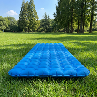 Matelas de tente portable pour le camping – Nouveau matelas gonflable fin, durable et imperméable pour l'extérieur et la randonnée