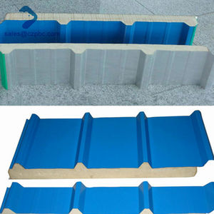 Personalizado PU espuma de <span class=keywords><strong>poliuretano</strong></span> PUR PIR PUF aislado y fuego corrugado paneles sándwich <span class=keywords><strong>para</strong></span> techo - Product Image 4