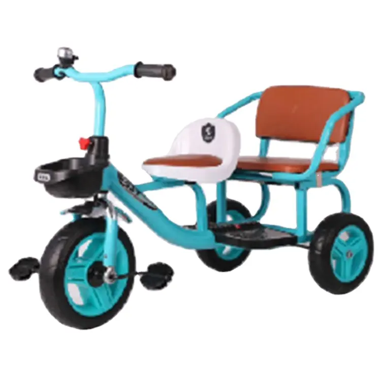 子供用三輪車バックペダル付き2人乗り三輪車子供用三輪車