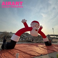 Festival de Noël décorant l'arche gonflable du père Noël, accessoires d'arche du père Noël gonflables
