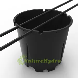 Good Drainage Collection 25L 30L 40L Plastic Square Grow Pot Substrate Drainage Blueberry Grow Pot Nursery Pots