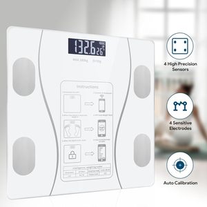 Báscula de Grasa Corporal LCD de 180 kg, Báscula Inteligente de Piso OEM/ODM, Alta Precisión de 0.1 g, Certificación CE ROHS, Báscula Electrónica Doméstica - Product Image 2