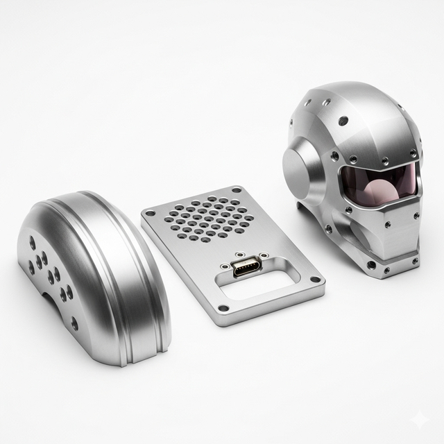 Robot Protective Cover Shell Precision CNC Milling Machining Metal Parts Robot Protective Cover Shell CNC Machining