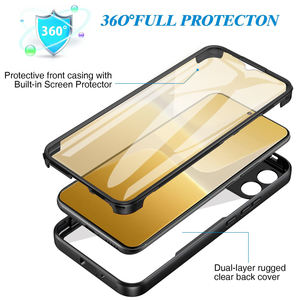 Funda completa de 360 grados para Xiaomi mi 13 <span class=keywords><strong>poco</strong></span> <span class=keywords><strong>x5pro</strong></span> Redmi A1, Protector de pantalla frontal transparente de TPU + acrílico + PET - Product Image 3