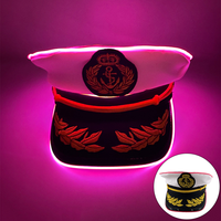 Cappello da Cowboy LED Luminoso con Paillettes, Cappelli per Feste in Maschera, Costumi per Halloween, Natale e Festival