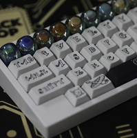 Lune Huit Planètes du Système Solaire 3D Résine Translucide Clavier Mécanique Personnalisé DIY keycaps