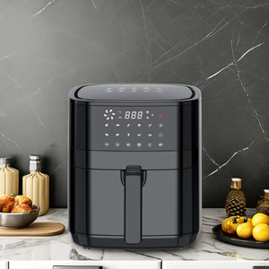 Sudex 10L High Capacity Dual Door Air Fryer Oven Stainless Steel Finish Digital Touch Screen Smart App <b>Controlled</b> Home Appliance - Product Image 2