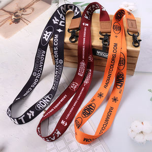 Lanière personnalisée imprimée par sublimation avec grand porte-badge assorti et boucle à dégagement rapide <span class=keywords><strong>pour</strong></span> événements et festivals de musique - Product Image 6