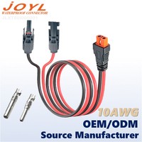 Cable de Extensión Solar MC-4 a XT60-i con Calibre 10AWG para Generador Solar y Estación de Energía Portátil