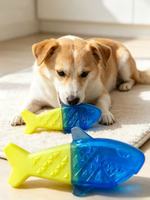Jouet à mâcher rafraîchissant pour chien en TPR, résistant aux morsures, pour le nettoyage des dents et la stimulation moléaire, pour chiens de taille moyenne, à congeler, pour l'été, YMH, pour l'intérieur