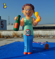 Ballon gonflable de femme de Sarah de fabrication de la Chine avec de la bière pour la partie