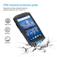 Terminal portable robuste Android PDA de style ordinateur portable, disponible en stock en 2025