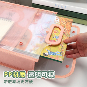 Venta caliente escuela Oficina colgante almacenamiento papelería en Dubai alta calidad Simple grande impermeable PP acordeón archivo bolsa - Product Image 4