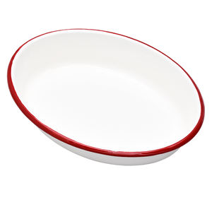 Bandeja para Hornear de Acero al Carbono Esmaltado, Forma Ovalada Clásica Jiangnan, Directo de Fábrica, Apta para Horno y Lavavajillas, Ecológica, Compatible con Inducción y Gas - Product Image 4