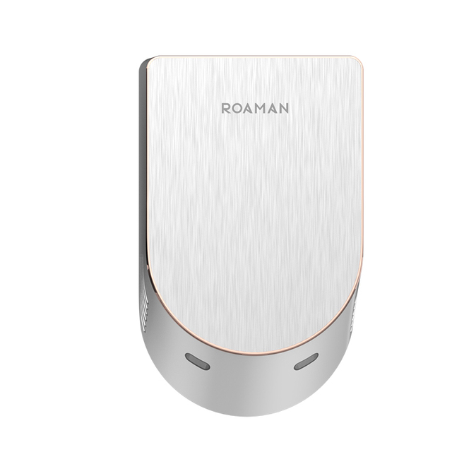 ROAMAN Air Wiper Compact Hand Dryer 110V -220V Silver Fast Drying Hand Dryer