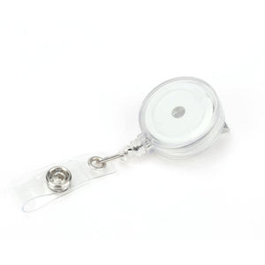 Porte-badges rétractables en ABS avec clip crocodile pivotant, badges d'identification pour infirmières, ronds de 33 mm avec clip rotatif à 360° - Product Image 6