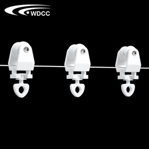 Ripple Fold Curtain Track Runner Rail <b>Plastic</b> Curtain Track Runner - Product Image 6