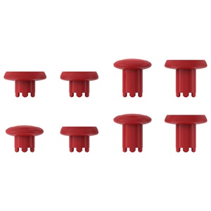 Carmine Red 4 Alturas 3 Superficies Grips ThumbsGear Palancas de Mando Intercambiables Tapas de Palancas Analógicas para el Control PS5 Edge - Product Image 3