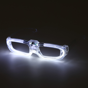 Hình dạng vuông ánh sáng lạnh <span class=keywords><strong>Led</strong></span> nhựa khung Glow Đảng kính mới lạ Light Up Eyewear tổ chức sự kiện nguồn cung cấp - Product Image 6