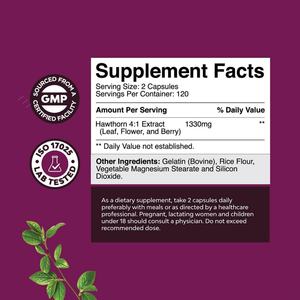 Extracto de Bayas de Espino en Cápsulas (120 Unidades) - Suplemento para la Salud de Hombres y Mujeres - ¡Oferta! - Product Image 4