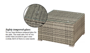 Juego de sofá Seccional de mimbre, juego de salón de 3 piezas de mimbre, de VietNam, juego de sofá de playa - Product Image 3