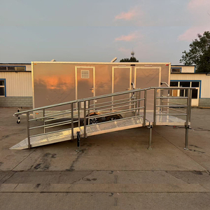 Toilettes mobiles de luxe écologiques et durables en acier inoxydable, installation facile, accès pour personnes à mobilité réduite, toilettes extérieures VIP - Product Image 1