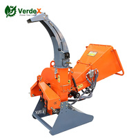 Broyeur de bois à attelage 3 points pour tracteur, capacité de broyage de branches de 4 pouces, réservoir hydraulique de 17 L, machine à broyer à prise de force (PTO)