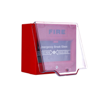 Point d'appel incendie, alarme incendie, briser le verre, point d'appel manuel, déverrouillage de porte d'urgence, contrôle d'accès, ABS ignifuge, DC 12-24V