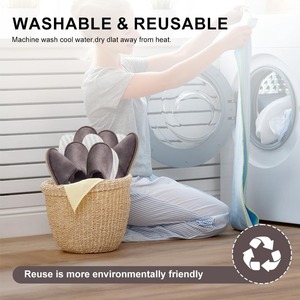 Biểu tượng tùy chỉnh san hô Fleece khách sạn Dép thấp moq 500 cặp Non-Slip nhanh chóng khô số lượng lớn bán buôn mềm tính năng - Product Image 4