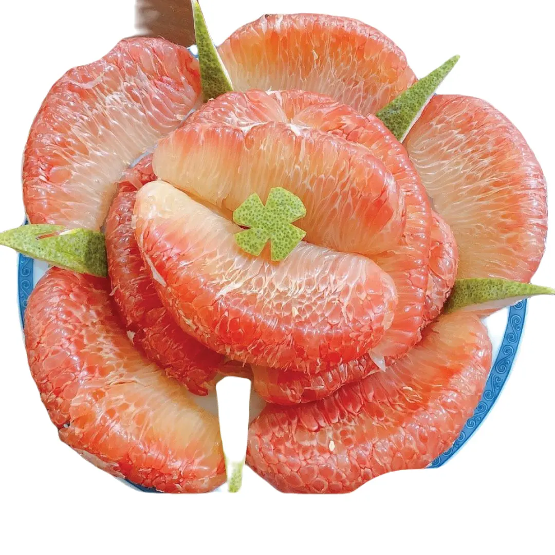 Frutta fresca 1.2-1.8 kg/pz agrumi freschi pelle verde pomelo pompelmo con polpa rosa Brix 10 up in Vietnam WA + 84989322607