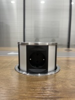 Multiprise de table avec USB-C et USB-A |   3 prises de type AC EU en alliage d'aluminium