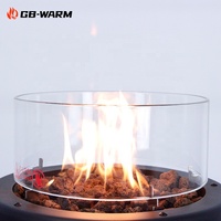 Table de chauffage au gaz moderne en acier de qualité supérieure pour l'extérieur et les fêtes