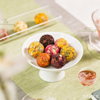 Thé blanc Yunnan Marigold Blooming en boules de dragon, perles de thé parfumées aux fleurs, faites à la main, vente en gros, thé cadeau 500g