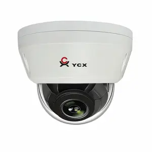 Produsen CCTV Profesional 5MP HD Real Time 30Fps IP POE Kamera Kubah Luar Ruangan Lensa 2.8-12MM