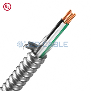 Jzd ul1569 CUL được liệt kê MC cáp kim loại mạ 600V cáp điện với dây dẫn đồng & áo giáp nhôm MC Nam Cuối dây điện - Product Image 2