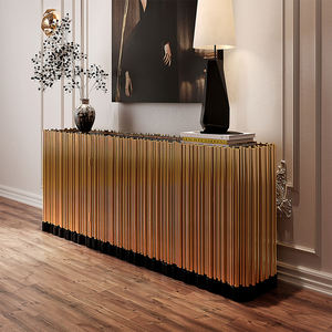 סיטונאי יוקרה עיצוב אור נירוסטה צד לוח תצוגה ארון ספק סין לבית המלון ריהוט סלון מלון ריהוט - Product Image 5