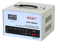 Régulateurs/Stabilisateurs de tension automatiques de bureau AVR pour usage domestique 1000VA 1500VA 2000VA 220V, stabilisateurs à commande par relais 1000W 2000W